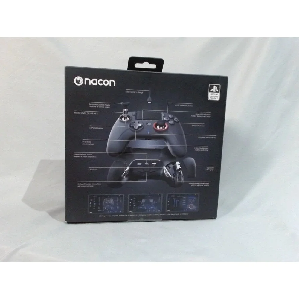 NACON Revolution Unlimited PS4 Pro Controller - Black, BRAND NEW IN BOX